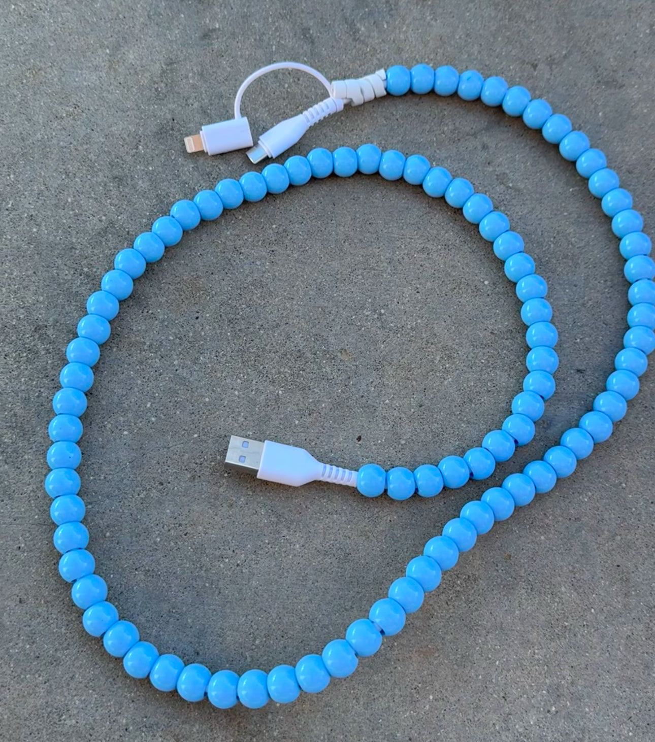 Beaded Charging Cord – Viral TikTok USB-C & Lightning Cable | Buttercup Lynne - Buttercup Lynne Boutique