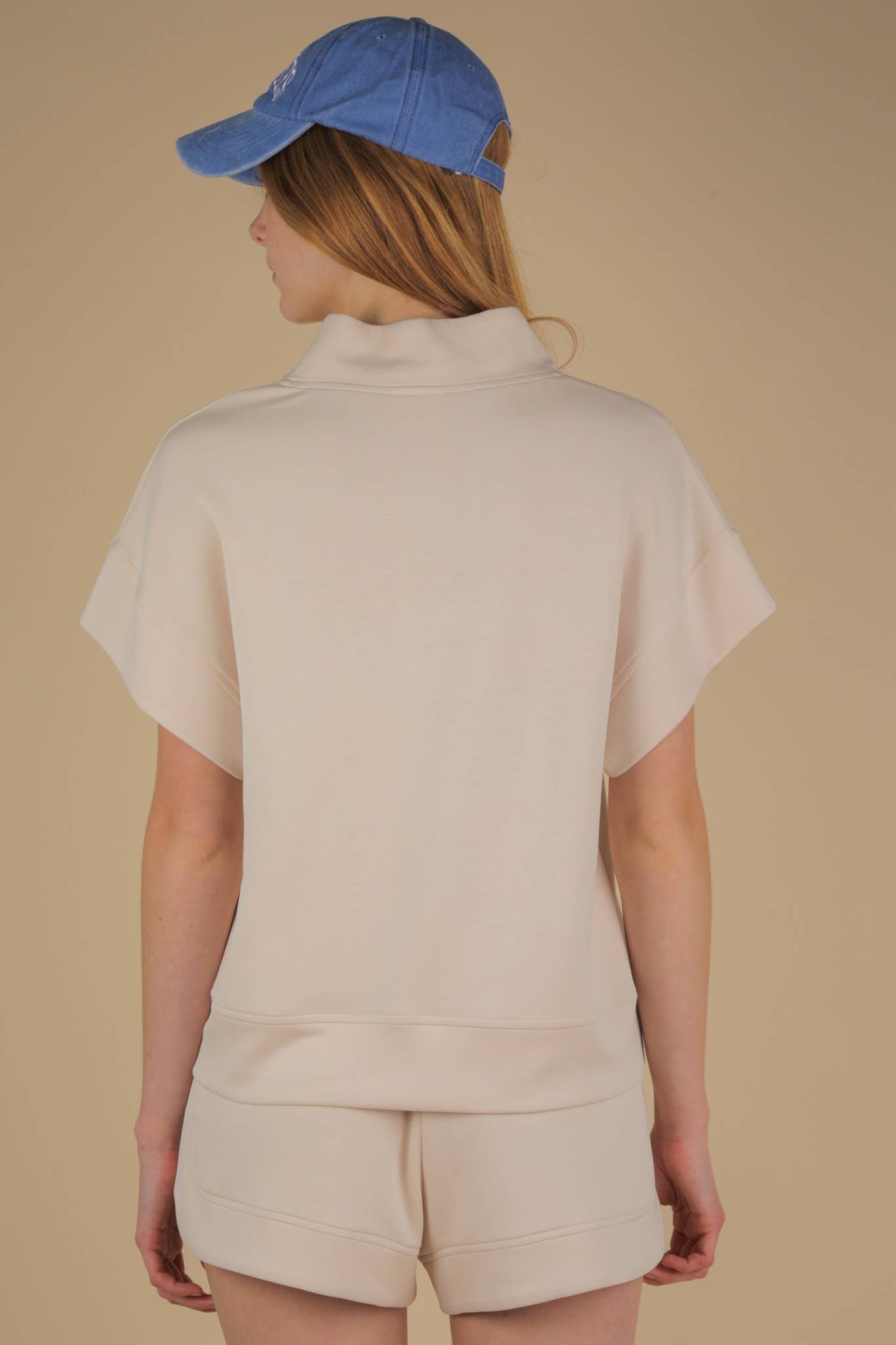 NT12155SET-Comfy Solid Knit Top & Shorts Set - Buttercup Lynne Boutique