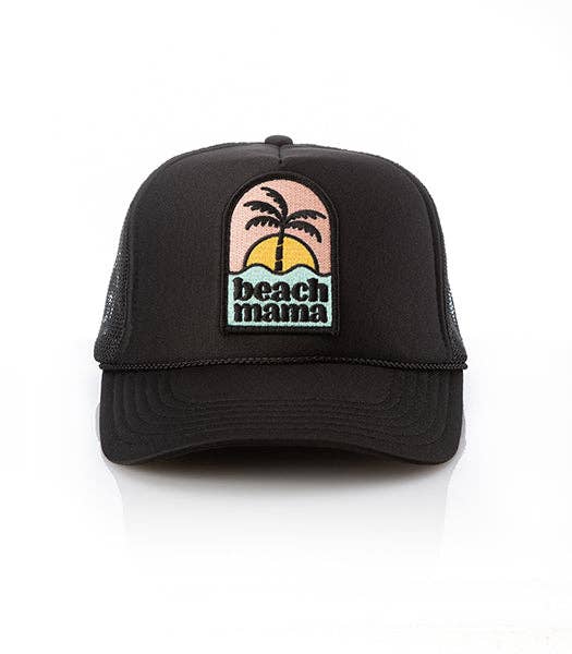 Beach Mama Trucker Hat - Buttercup Lynne Boutique