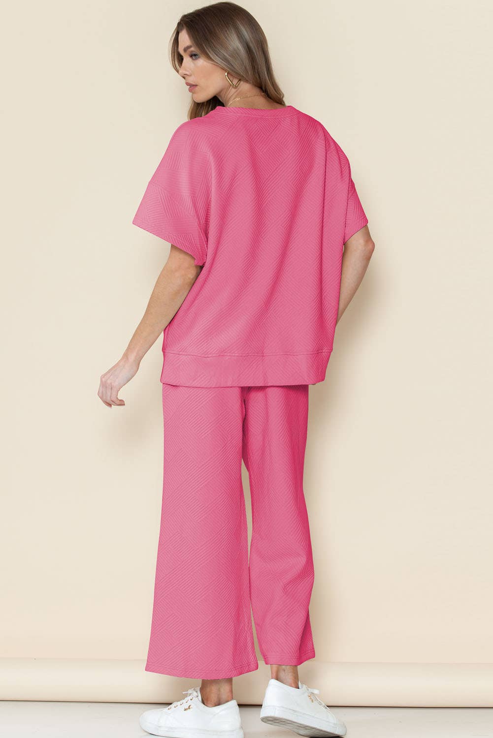 LDC Textured Loose Fit Set - Buttercup Lynne Boutique