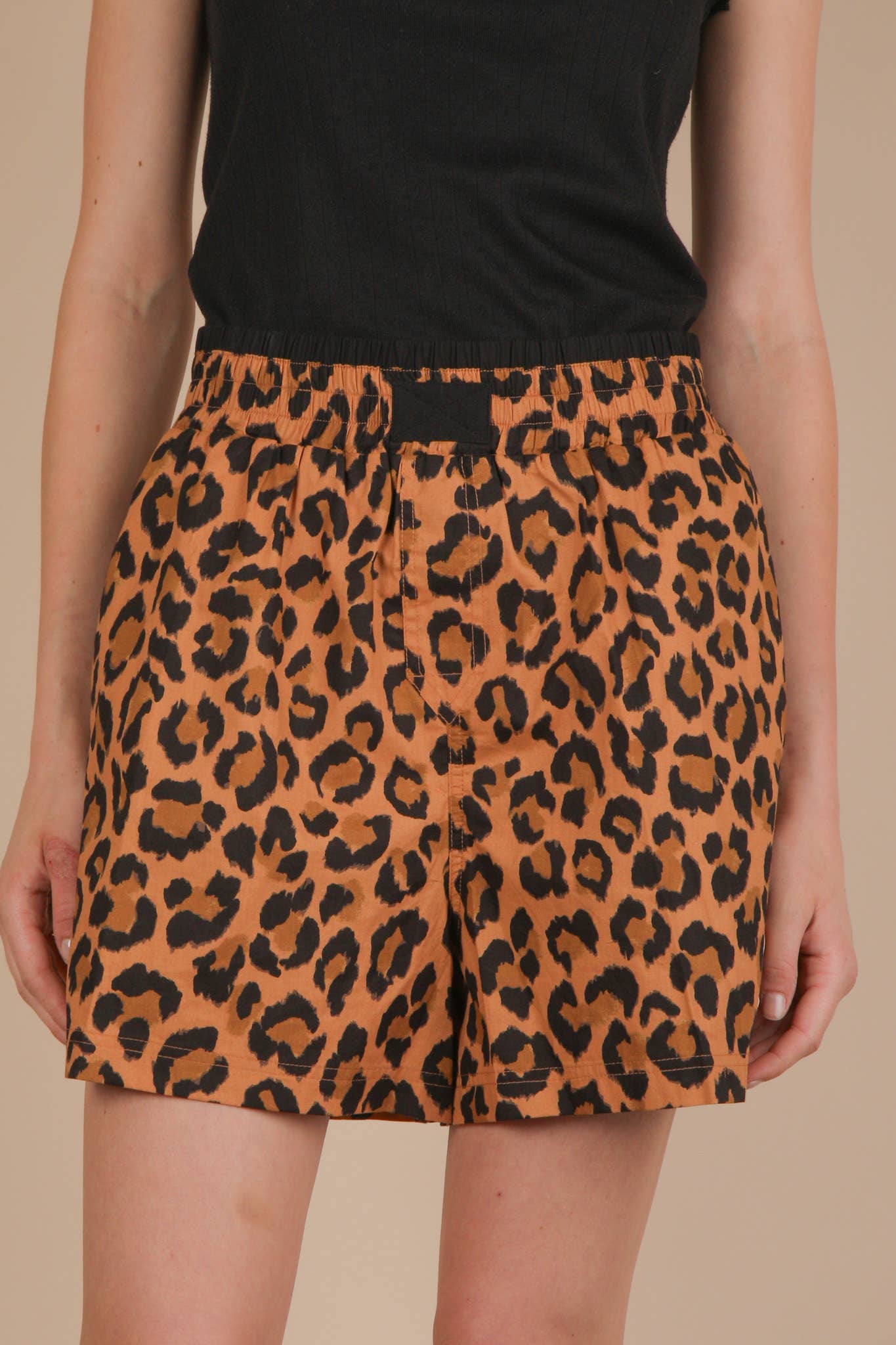 NP70904 Leopard & Bow Printed Boxer Shorts - Buttercup Lynne Boutique