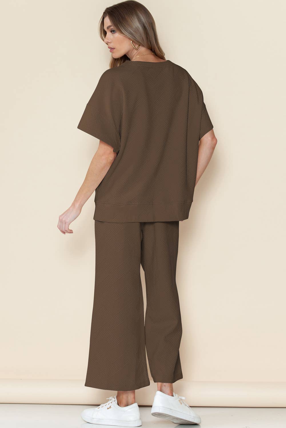LDC Textured Loose Fit Set - Buttercup Lynne Boutique