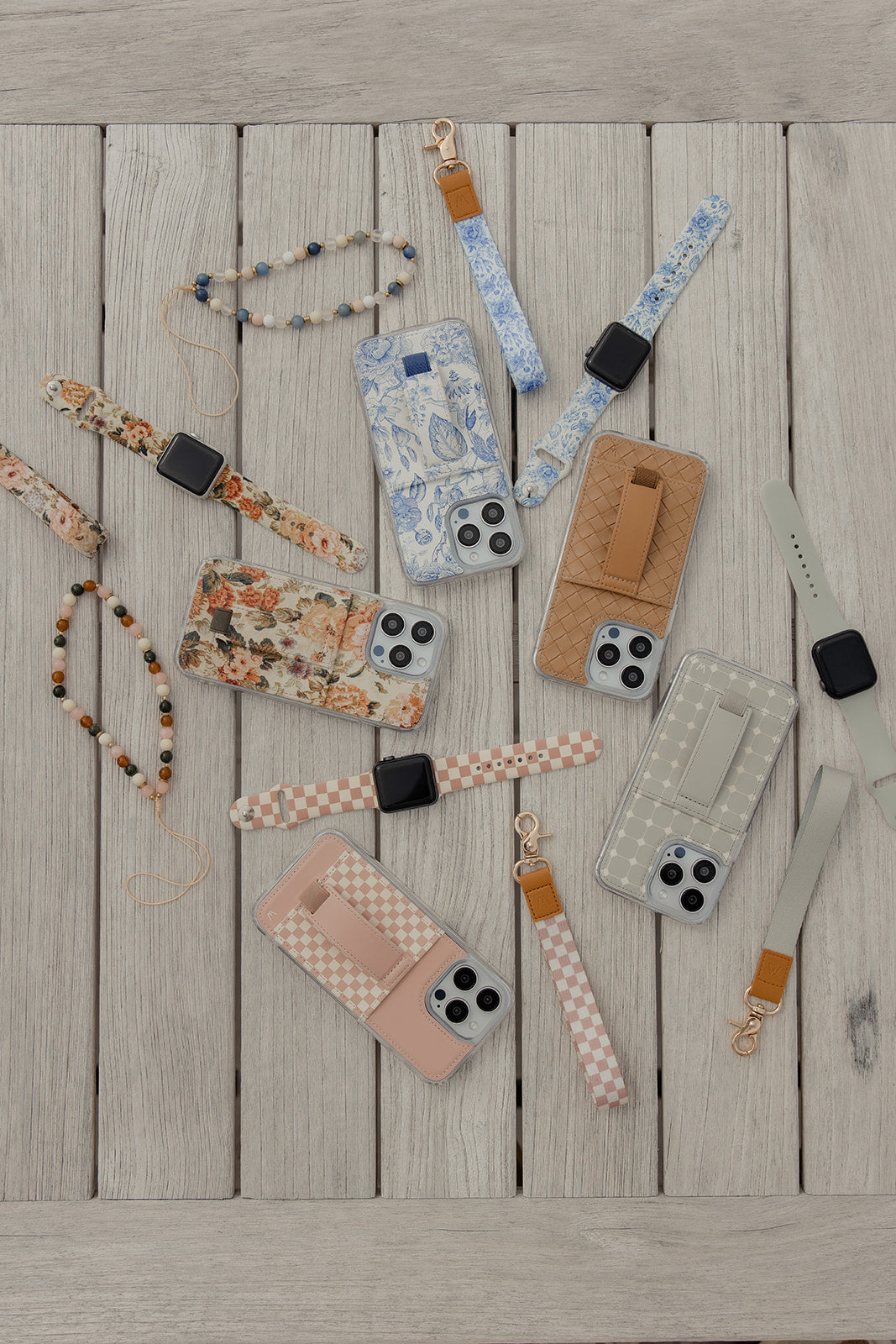 Blue Willow Charm Wristlet - Buttercup Lynne Boutique