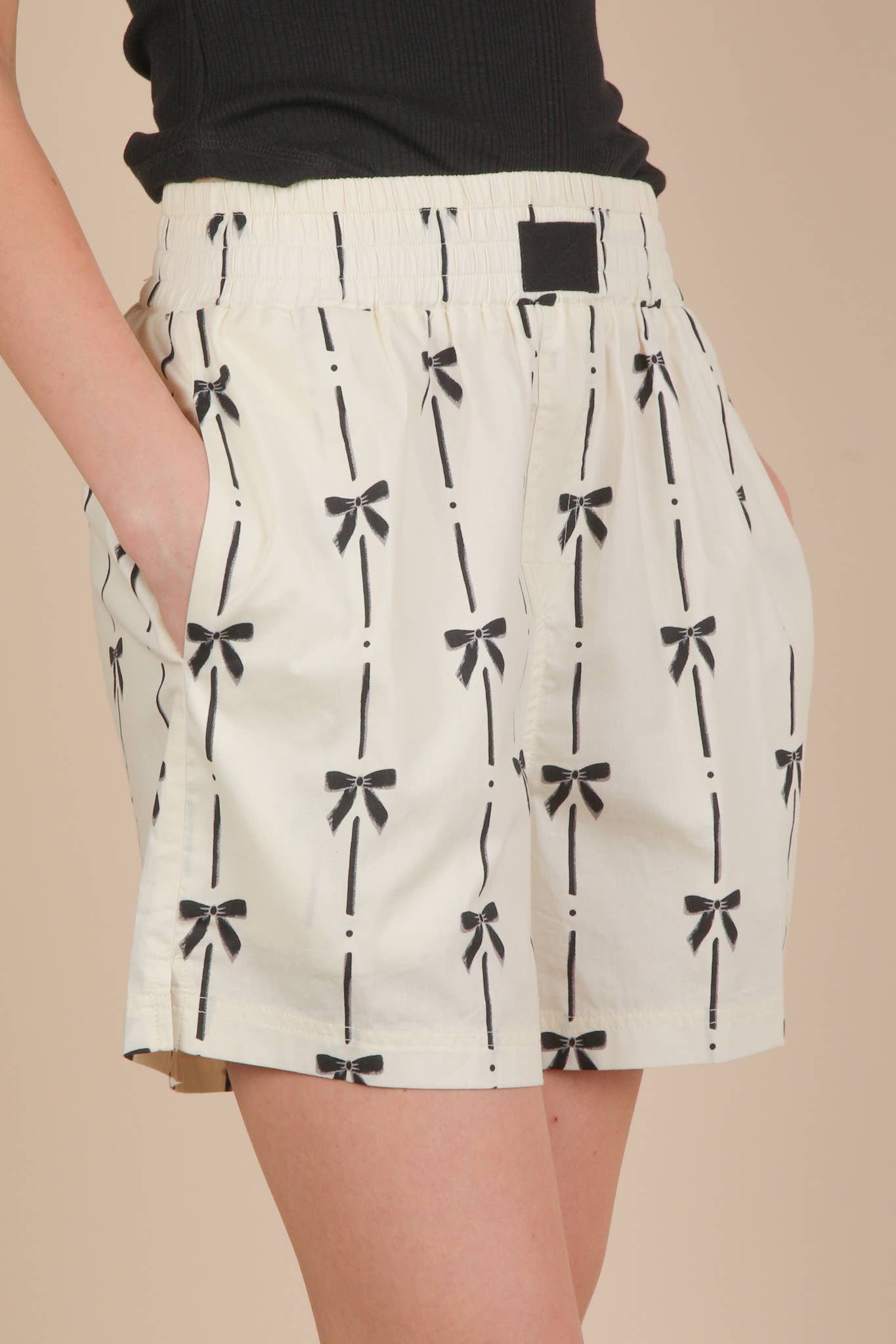 NP70904 Leopard & Bow Printed Boxer Shorts - Buttercup Lynne Boutique