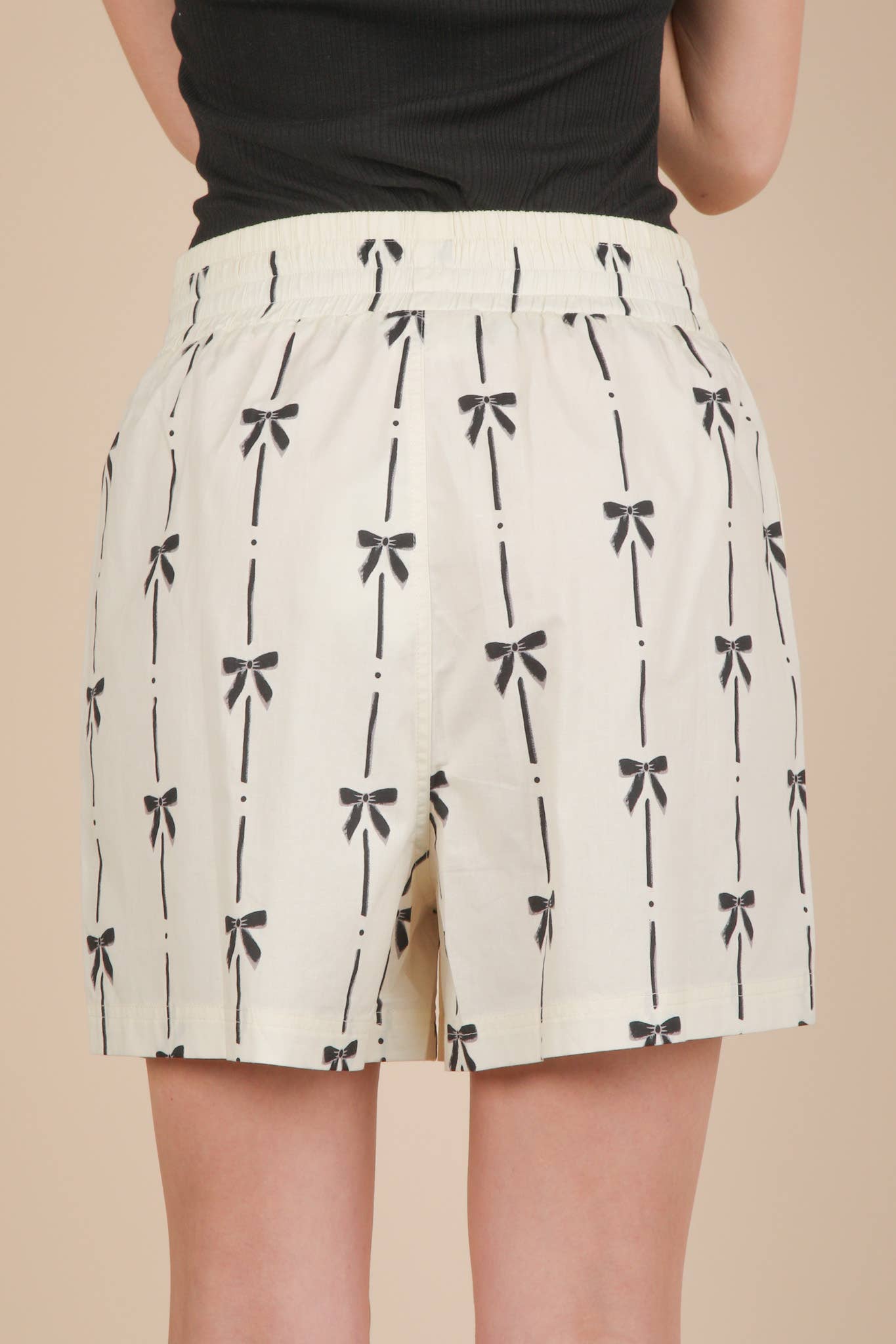NP70904 Leopard & Bow Printed Boxer Shorts - Buttercup Lynne Boutique