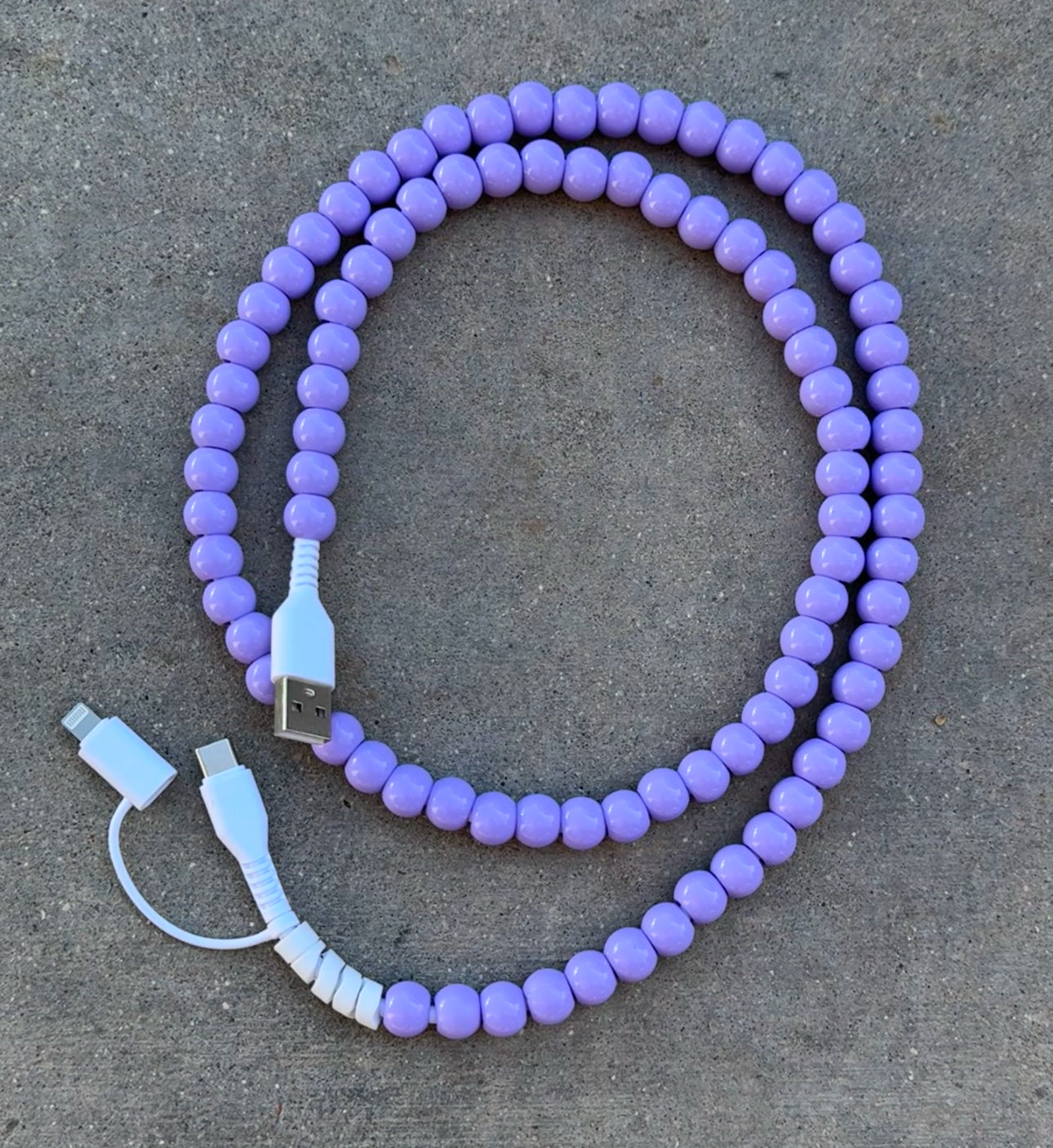 Beaded Charging Cord – Viral TikTok USB-C & Lightning Cable | Buttercup Lynne - Buttercup Lynne Boutique