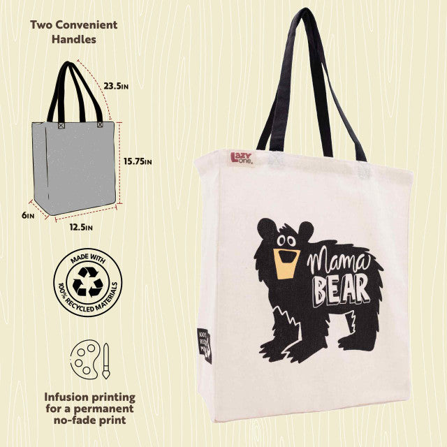 Lazy One Mama Bear Tote Bag