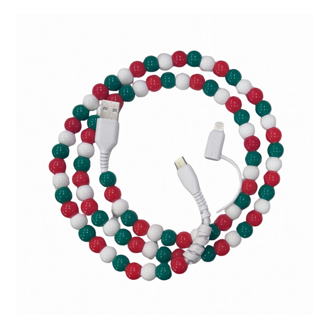 Beaded Charging Cord – Viral TikTok USB-C & Lightning Cable | Buttercup Lynne - Buttercup Lynne Boutique