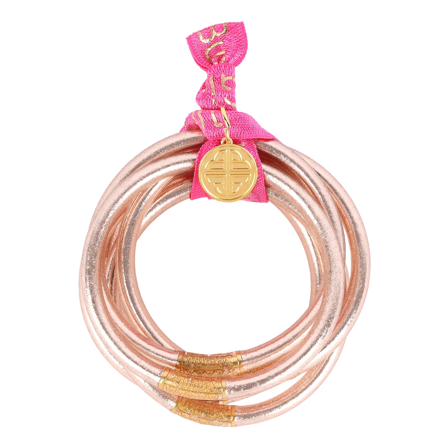 BuDhaGirl Serenity Prayer - All Weather Bangles by BuDhaGirl - Champagne - Buttercup Lynne Boutique