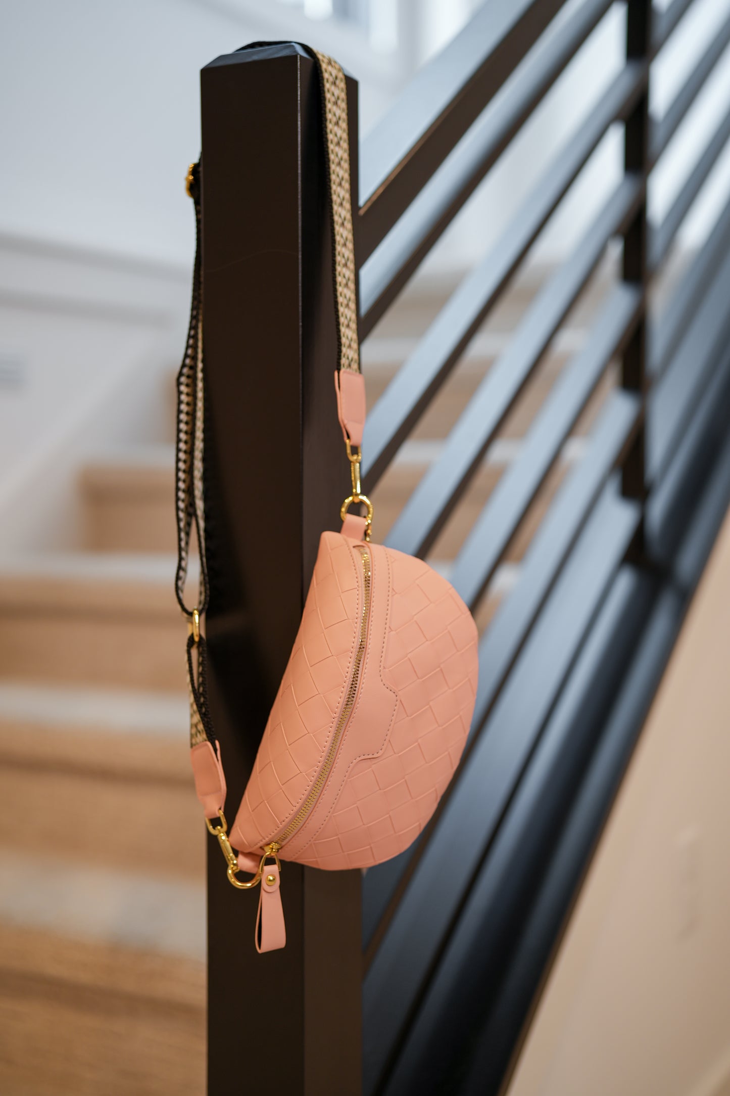 Time To Be Faux Leather Fanny Pack Bag - Buttercup Lynne Boutique