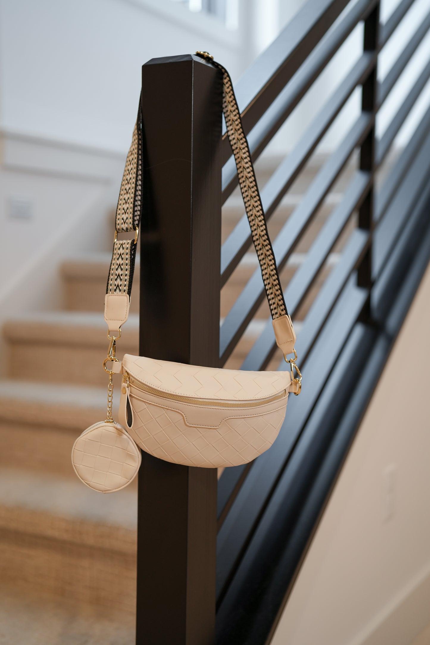 Time To Be Faux Leather Fanny Pack Bag - Buttercup Lynne Boutique