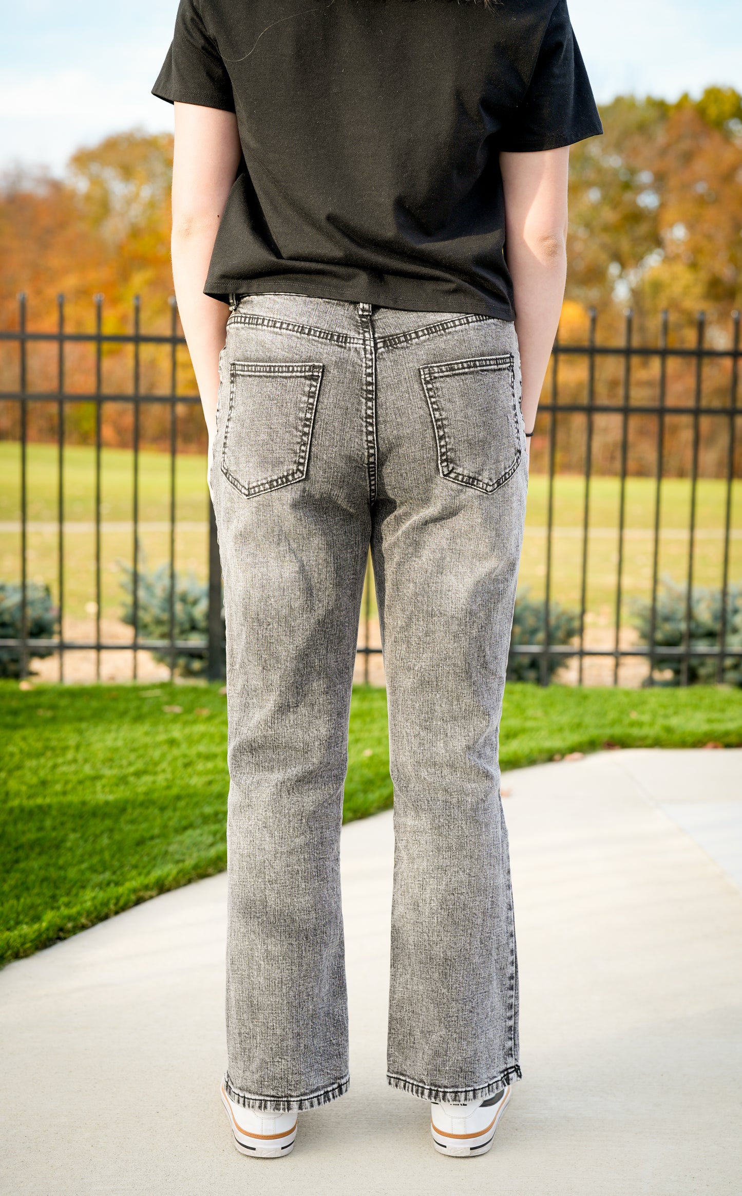 On My Heart Cut Out Denim Jeans - Buttercup Lynne Boutique