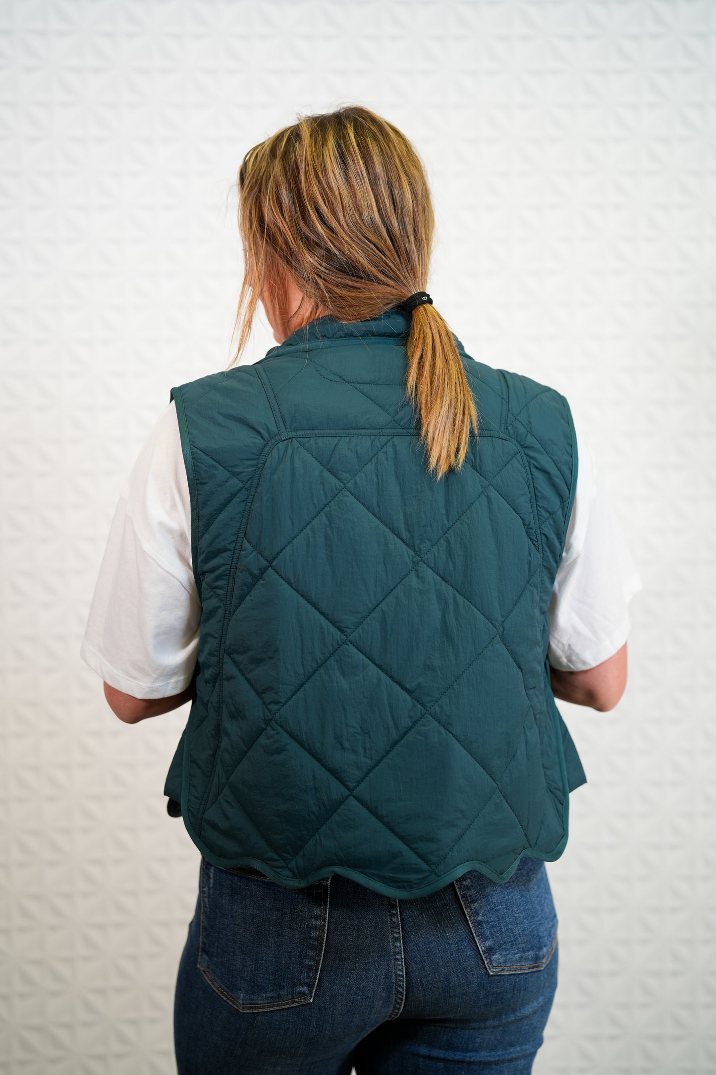 Always Mine Quilted Snap Button Up Vest - Buttercup Lynne Boutique