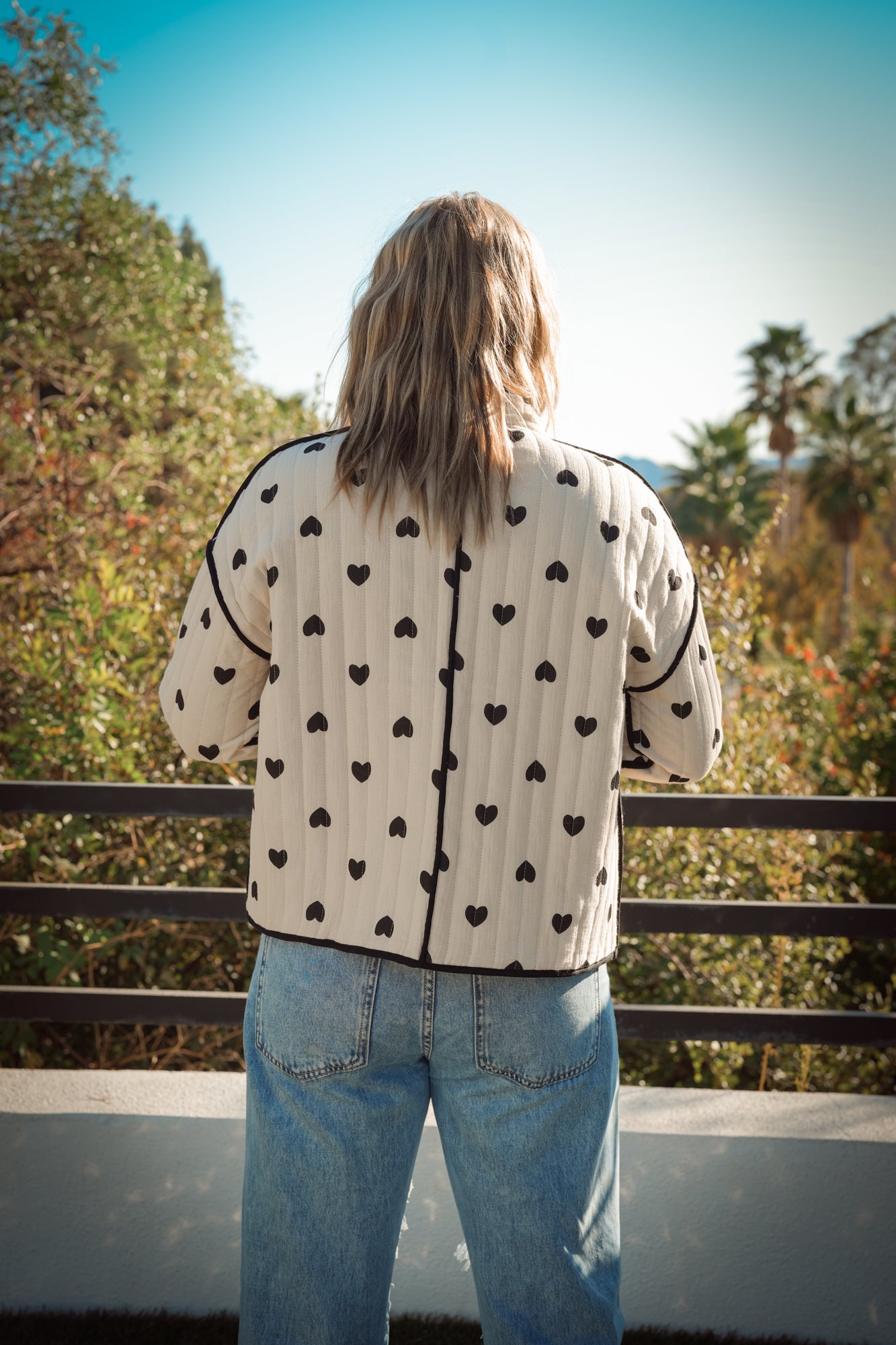 All For Love Open Front Quilted Jacket - Buttercup Lynne Boutique