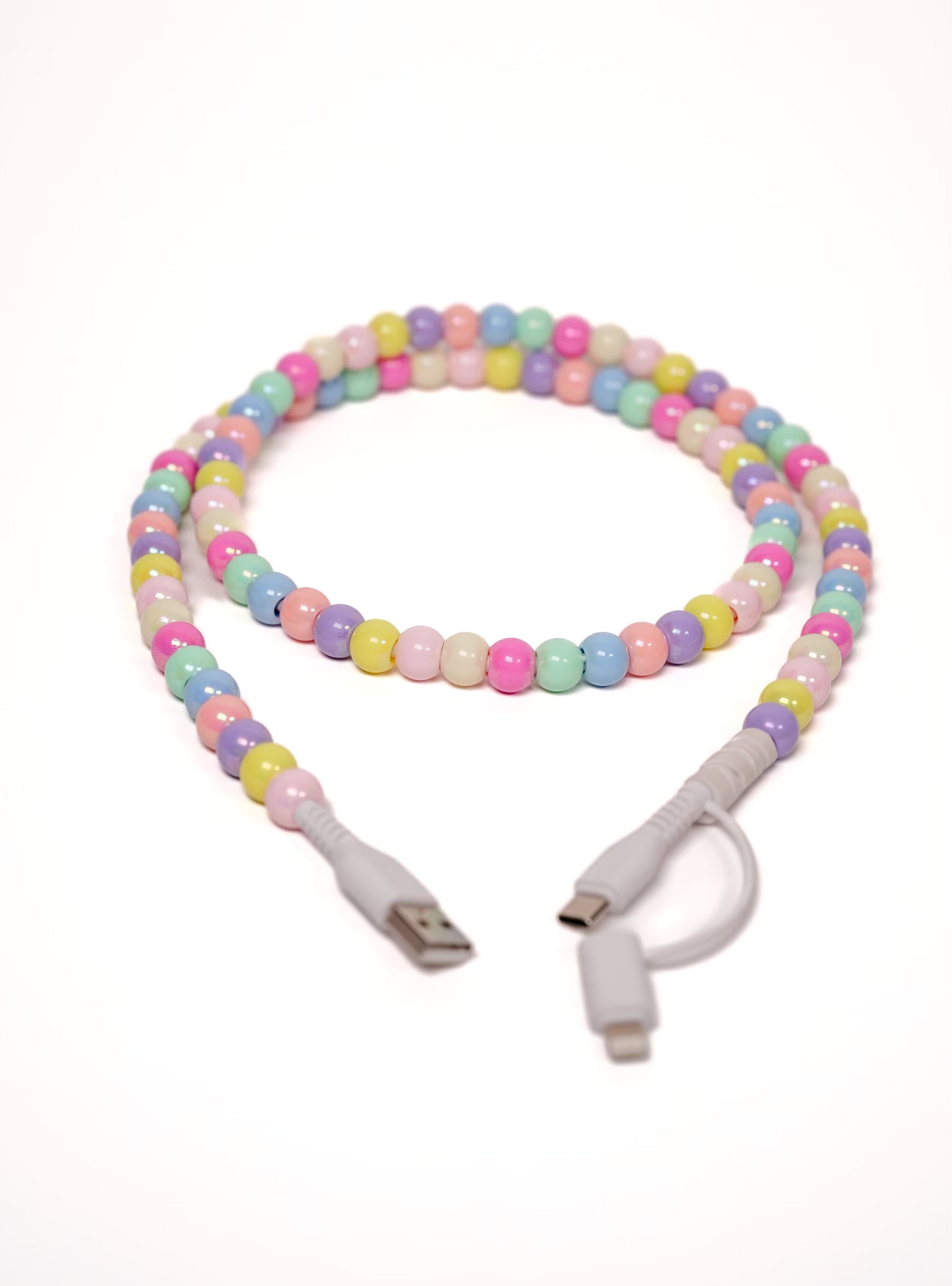 Beaded Charging Cord – Viral TikTok USB-C & Lightning Cable | Buttercup Lynne - Buttercup Lynne Boutique