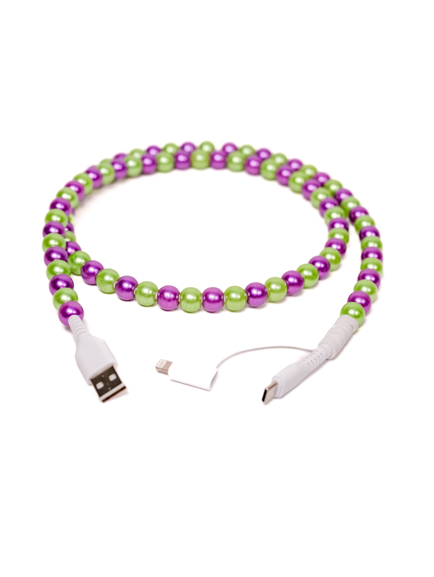Beaded Charging Cord – Viral TikTok USB-C & Lightning Cable | Buttercup Lynne - Buttercup Lynne Boutique