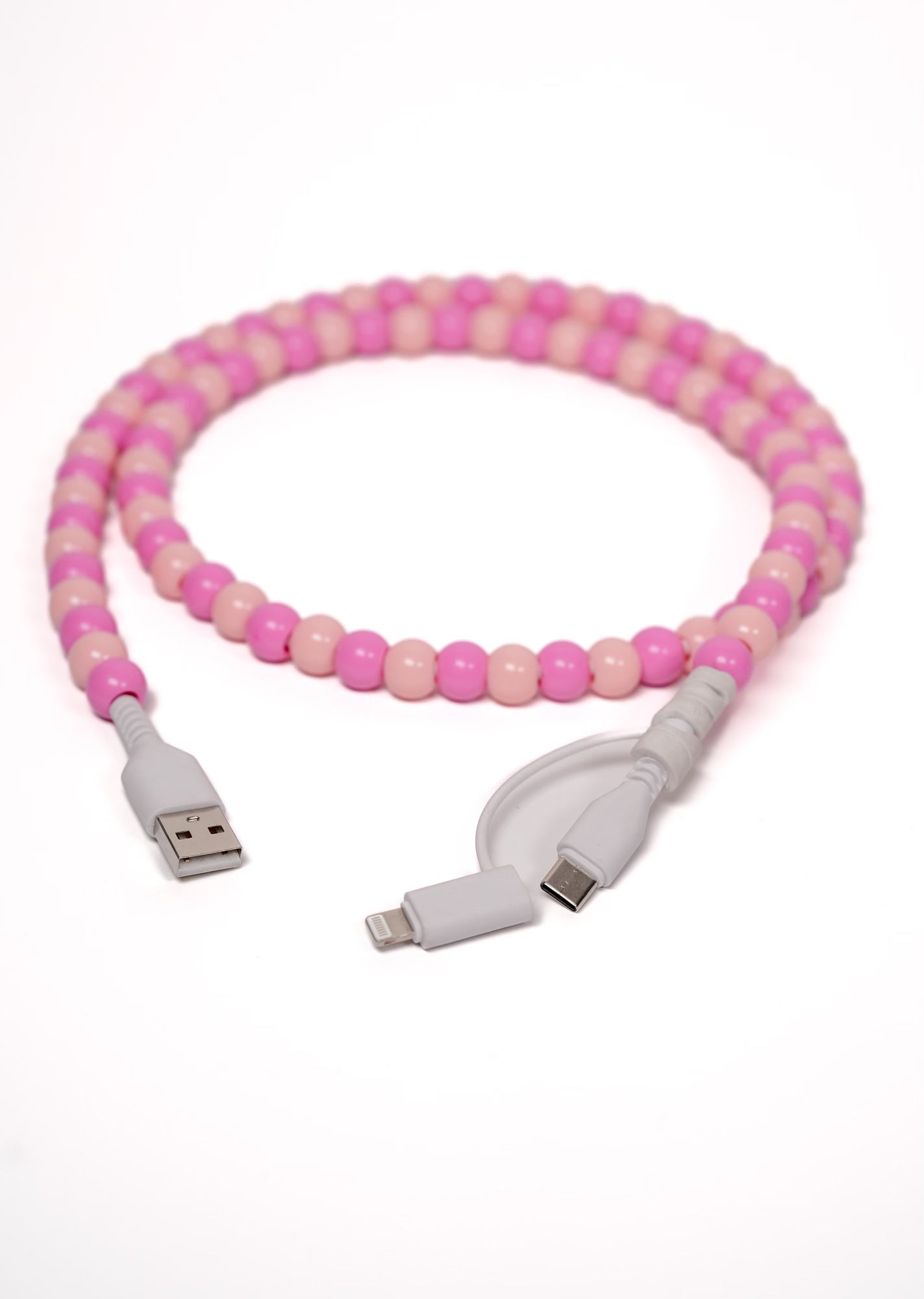 Beaded Charging Cord – Viral TikTok USB-C & Lightning Cable | Buttercup Lynne - Buttercup Lynne Boutique