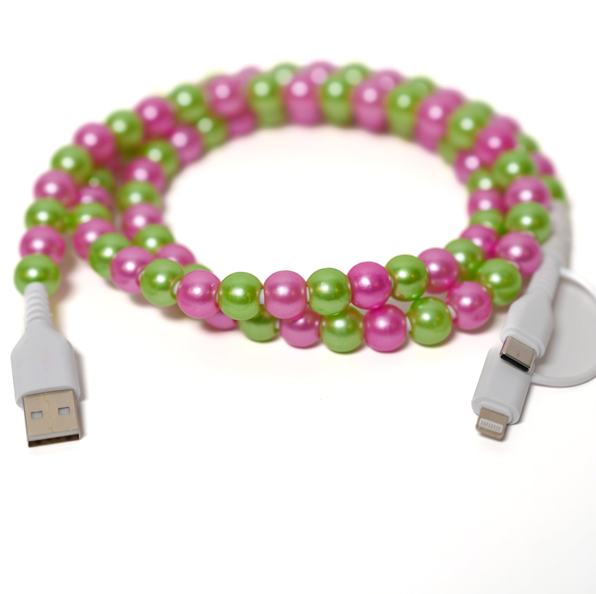 Beaded Charging Cord – Viral TikTok USB-C & Lightning Cable | Buttercup Lynne - Buttercup Lynne Boutique