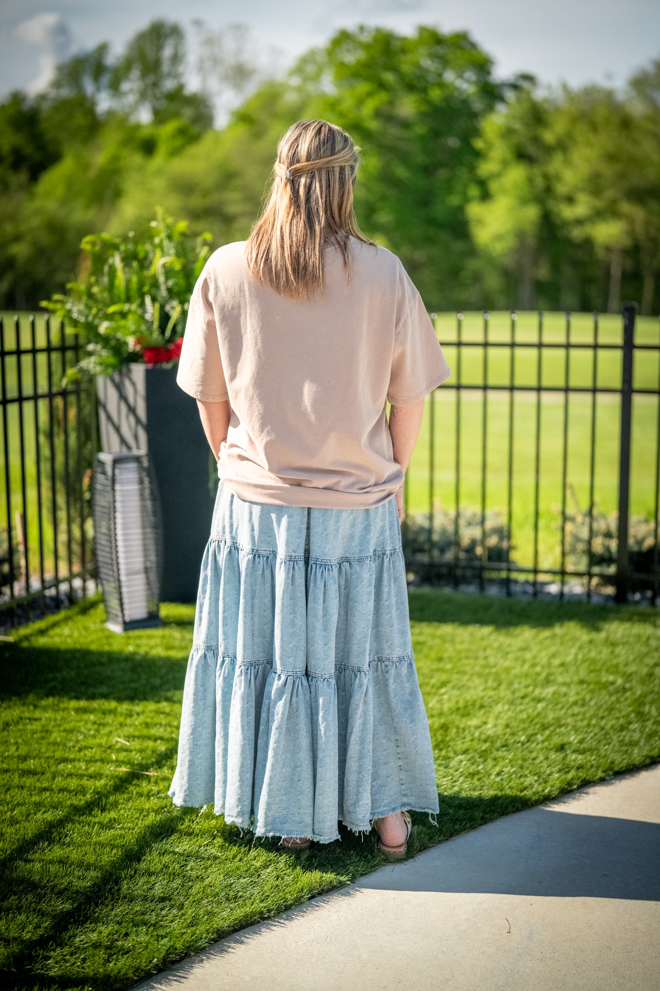 Oli & Hali Maxi Tiered Skirt
