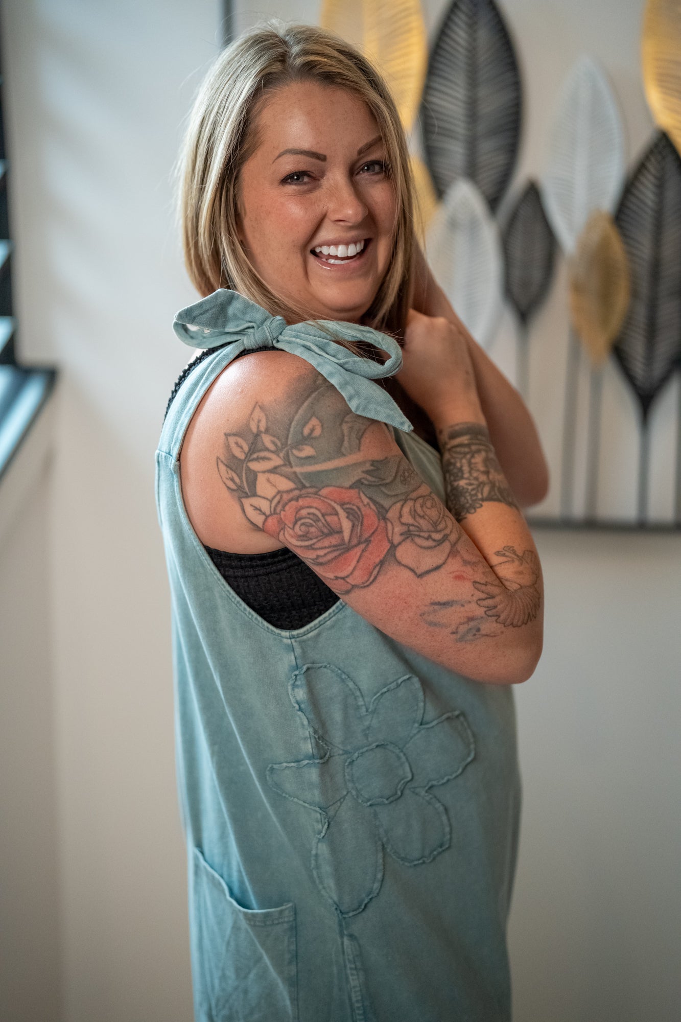 Best Day Ever Flower Patch Jumpsuit - Buttercup Lynne Boutique