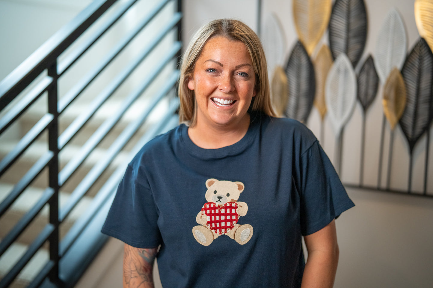 Gilli Teddy Bear Embroidered T-Shirt - Buttercup Lynne Boutique