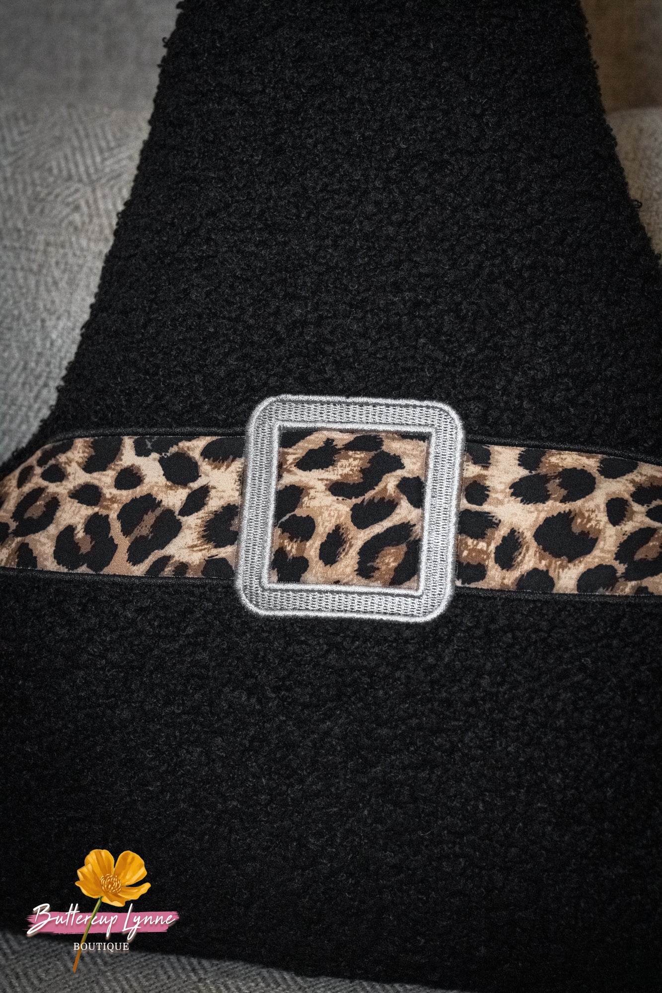 Hocus Pocus Leopard Hat Pillow - Buttercup Lynne Boutique