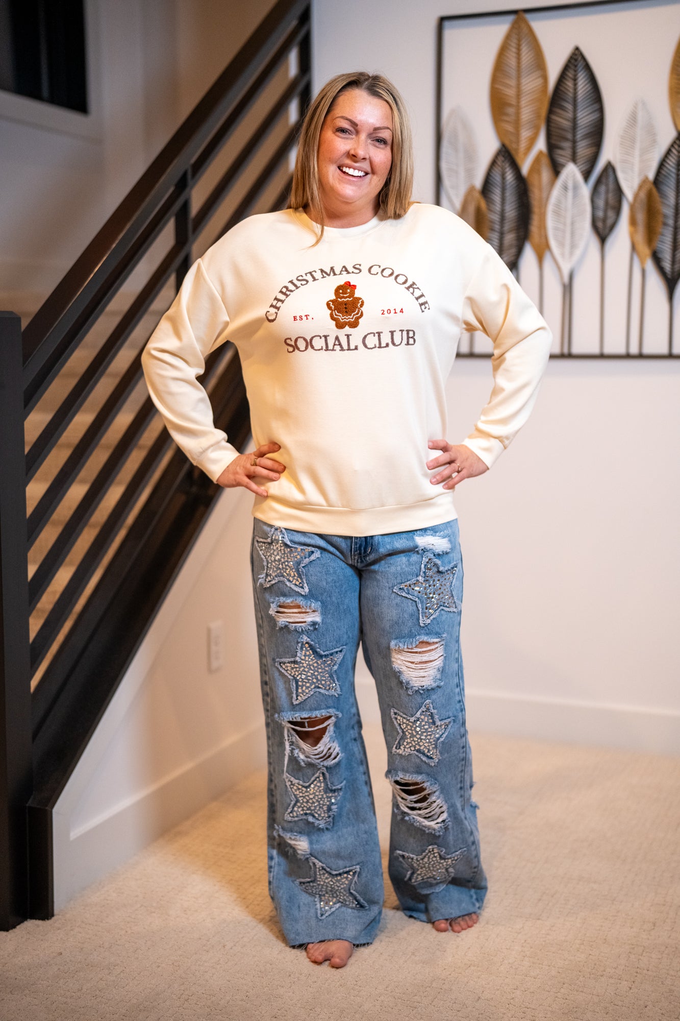 Christmas Cookie Social Club Luxe Pullover