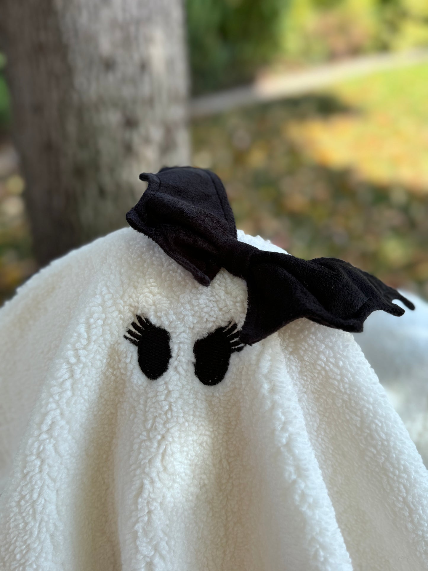 Bella Boo Sherpa Ghost Pillow - Buttercup Lynne Boutique