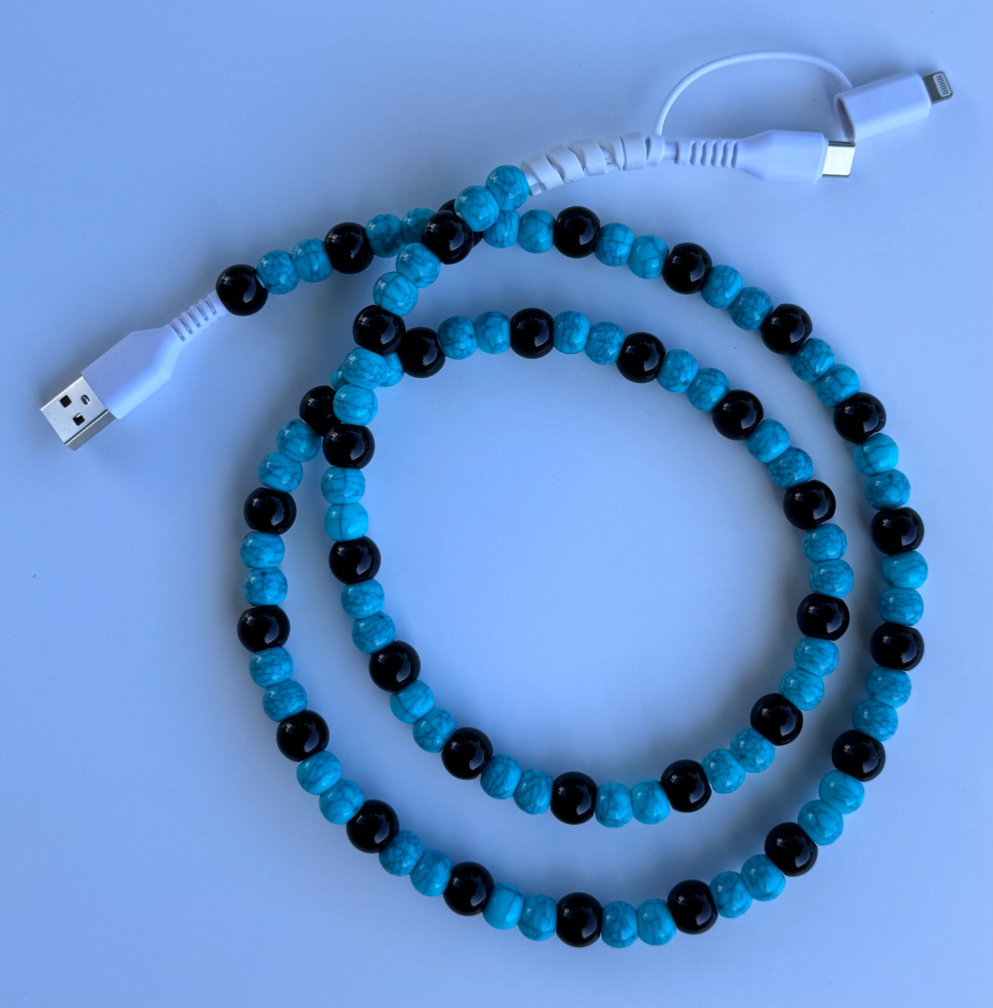 Beaded Charging Cord – Viral TikTok USB-C & Lightning Cable | Buttercup Lynne - Buttercup Lynne Boutique