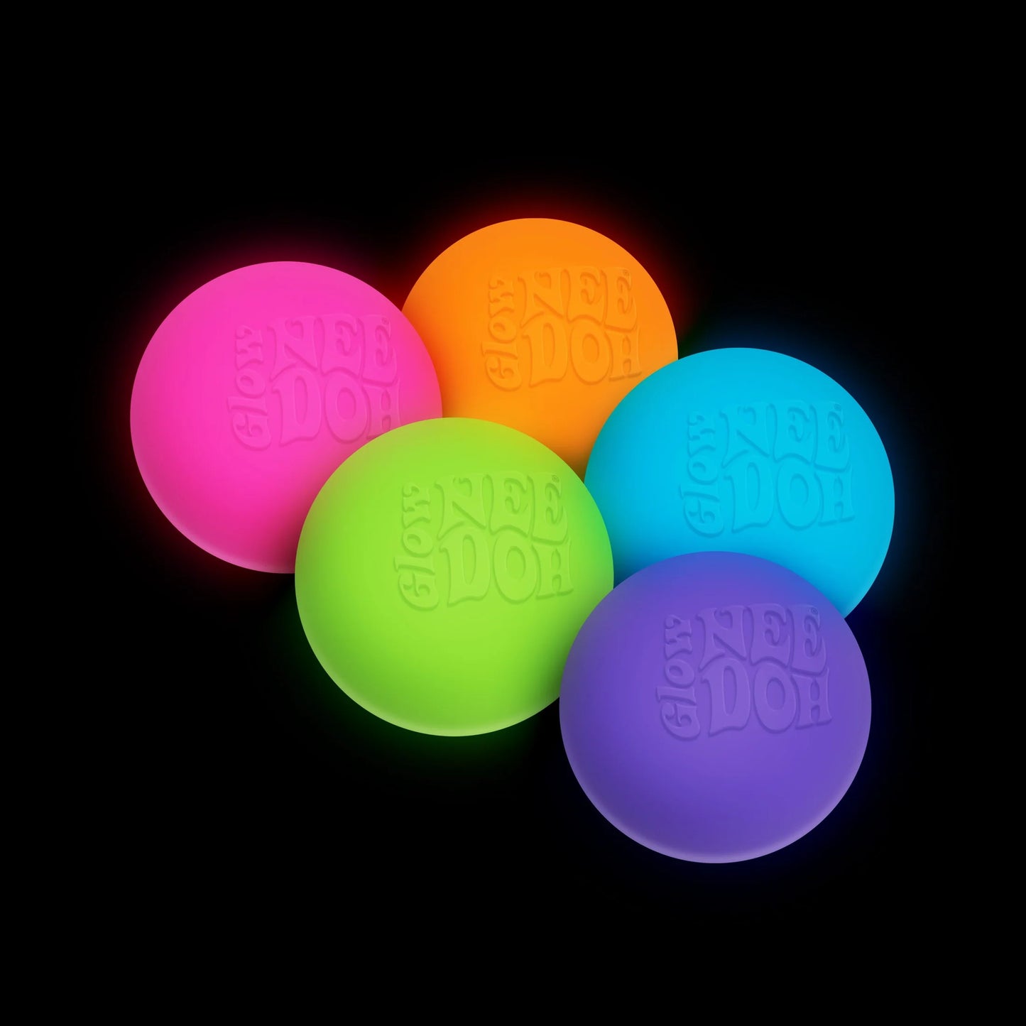 NeeDoh Glow in the Dark Groovy Glob