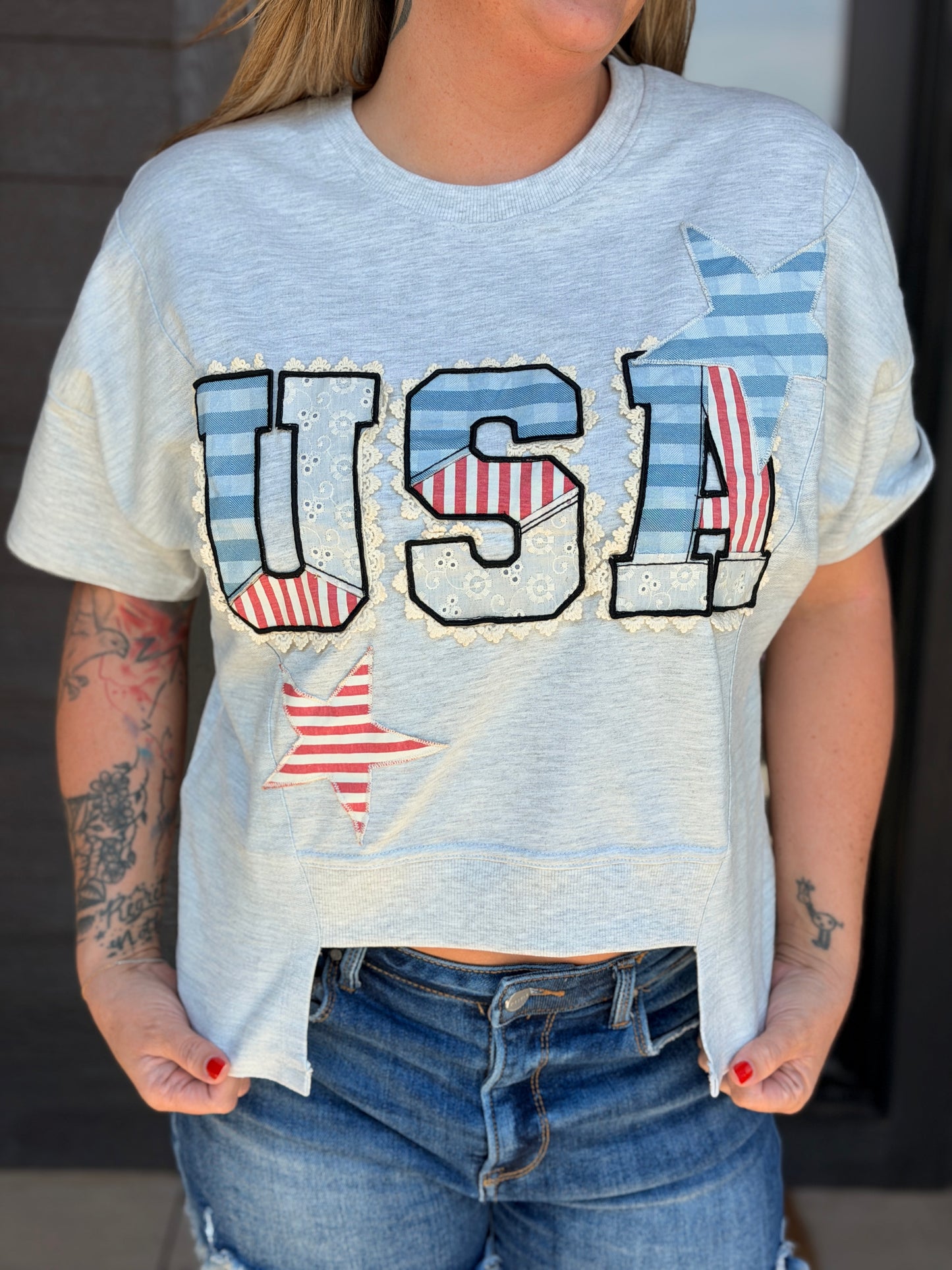 Simply Southern USA Patch Tee