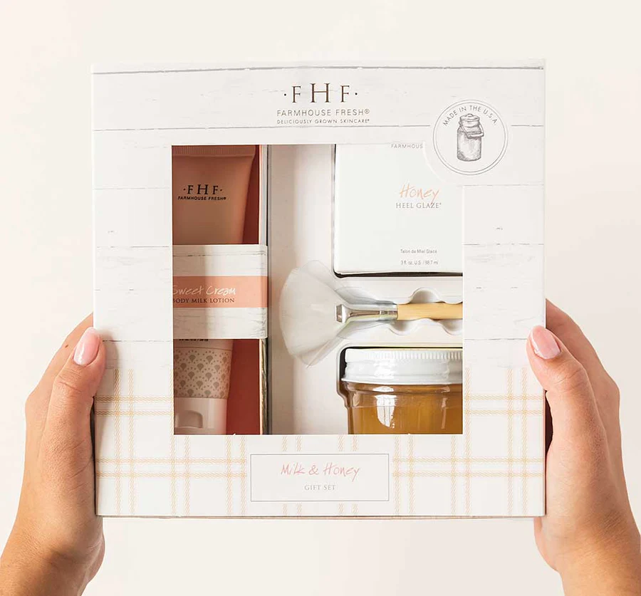 Farmhouse Fresh - Milk & Honey Deluxe Boxed Gift Set - Buttercup Lynne Boutique