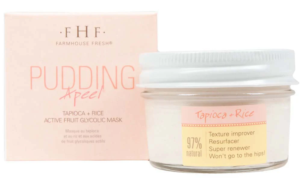Farmhouse Fresh - Pudding Apeel® Tapioca + Rice Active Fruit Glycolic Mask - Buttercup Lynne Boutique