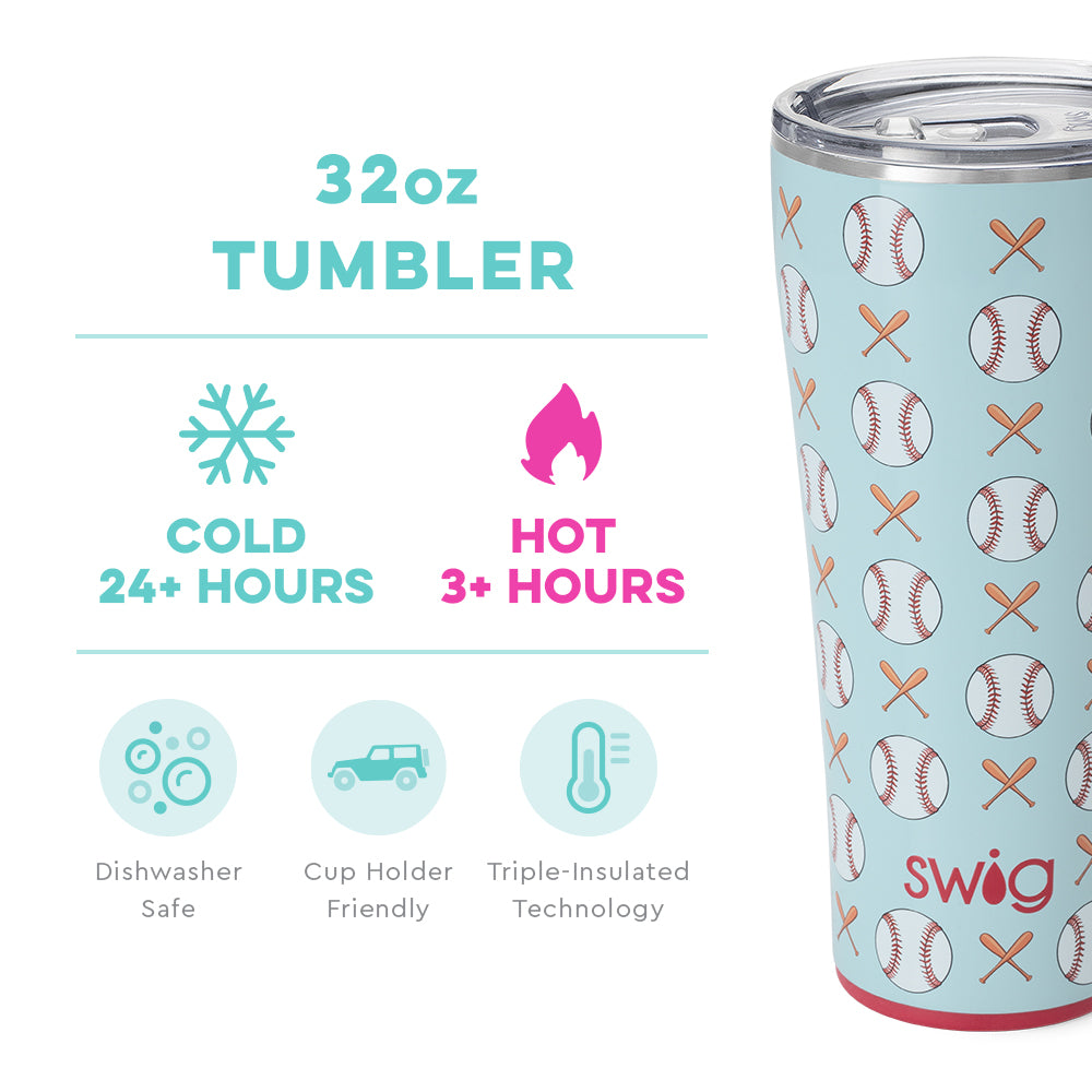 Home Run Tumbler (32oz) - SWIG - Buttercup Lynne Boutique