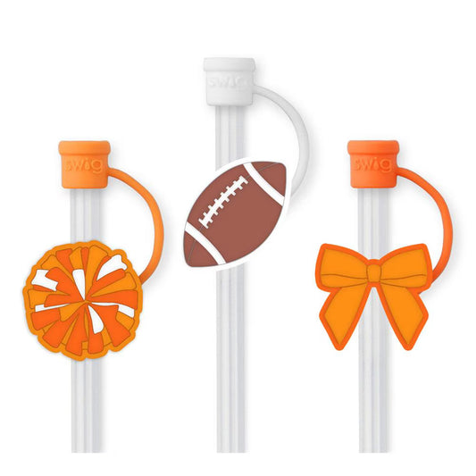 We've Got Spirit Gameday Straw Topper Set Swig - Buttercup Lynne Boutique