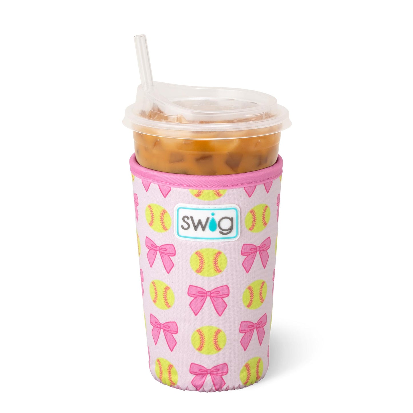 Pitch Hit Run Iced Cup Coolie - Buttercup Lynne Boutique