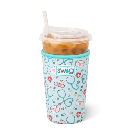 Scrub Life Iced Cup Coolie - Buttercup Lynne Boutique
