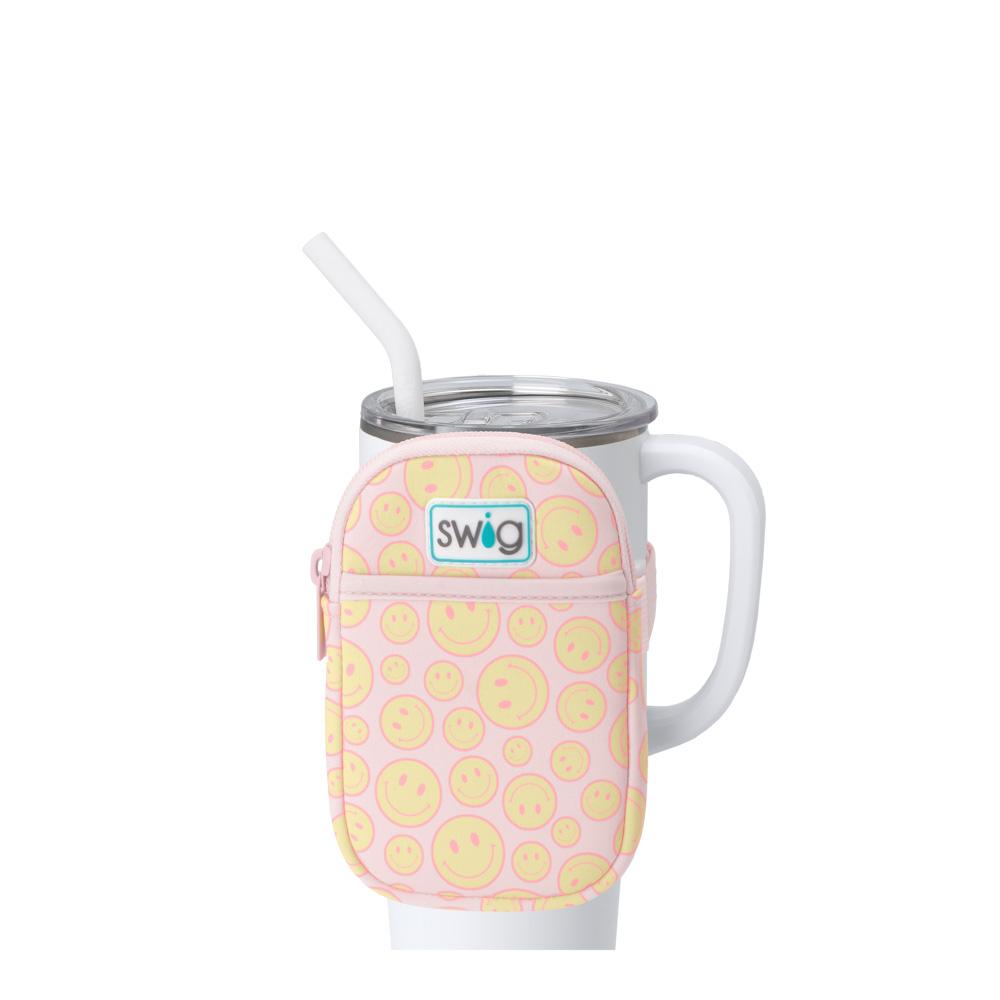 Oh Happy Day Mega Mug Pouch - Smiley Face - Buttercup Lynne Boutique