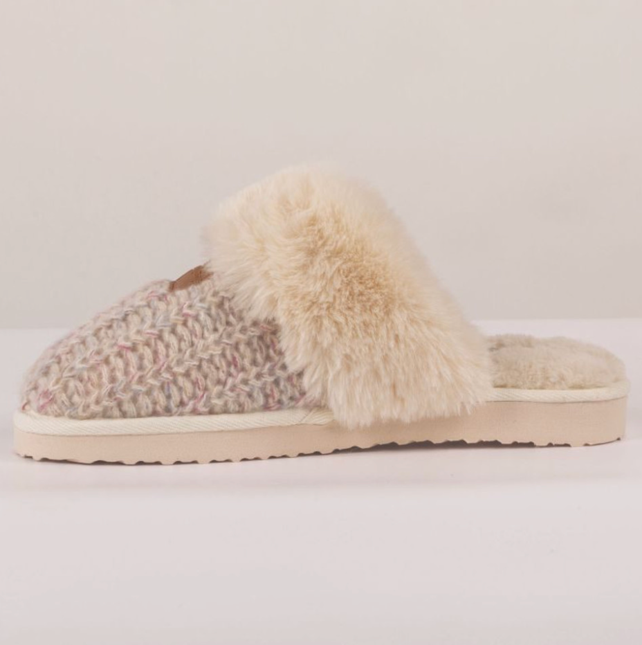 Simply Southern Open Fuzzy Slippers for Women