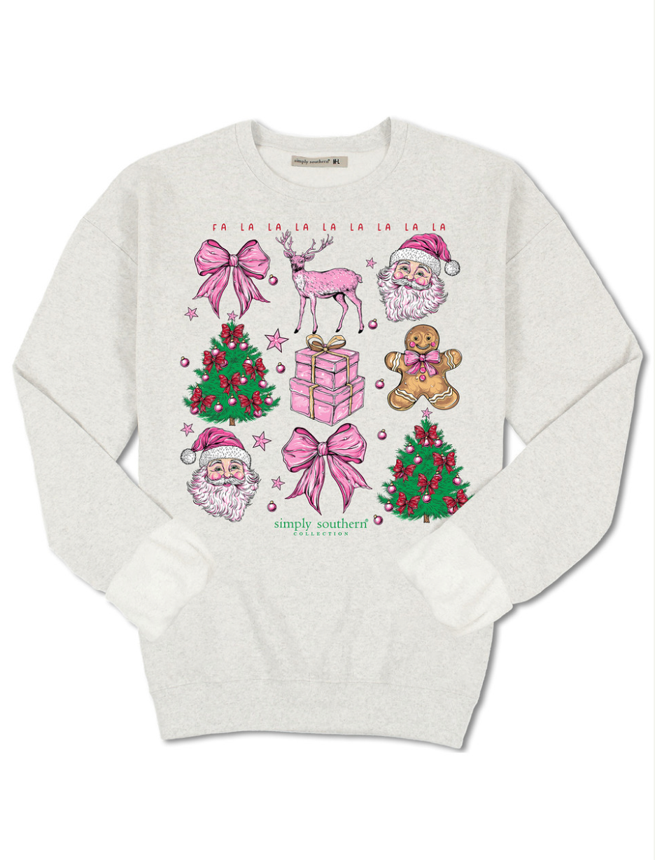 Fa La La La La - Simply Southern Sweatshirt