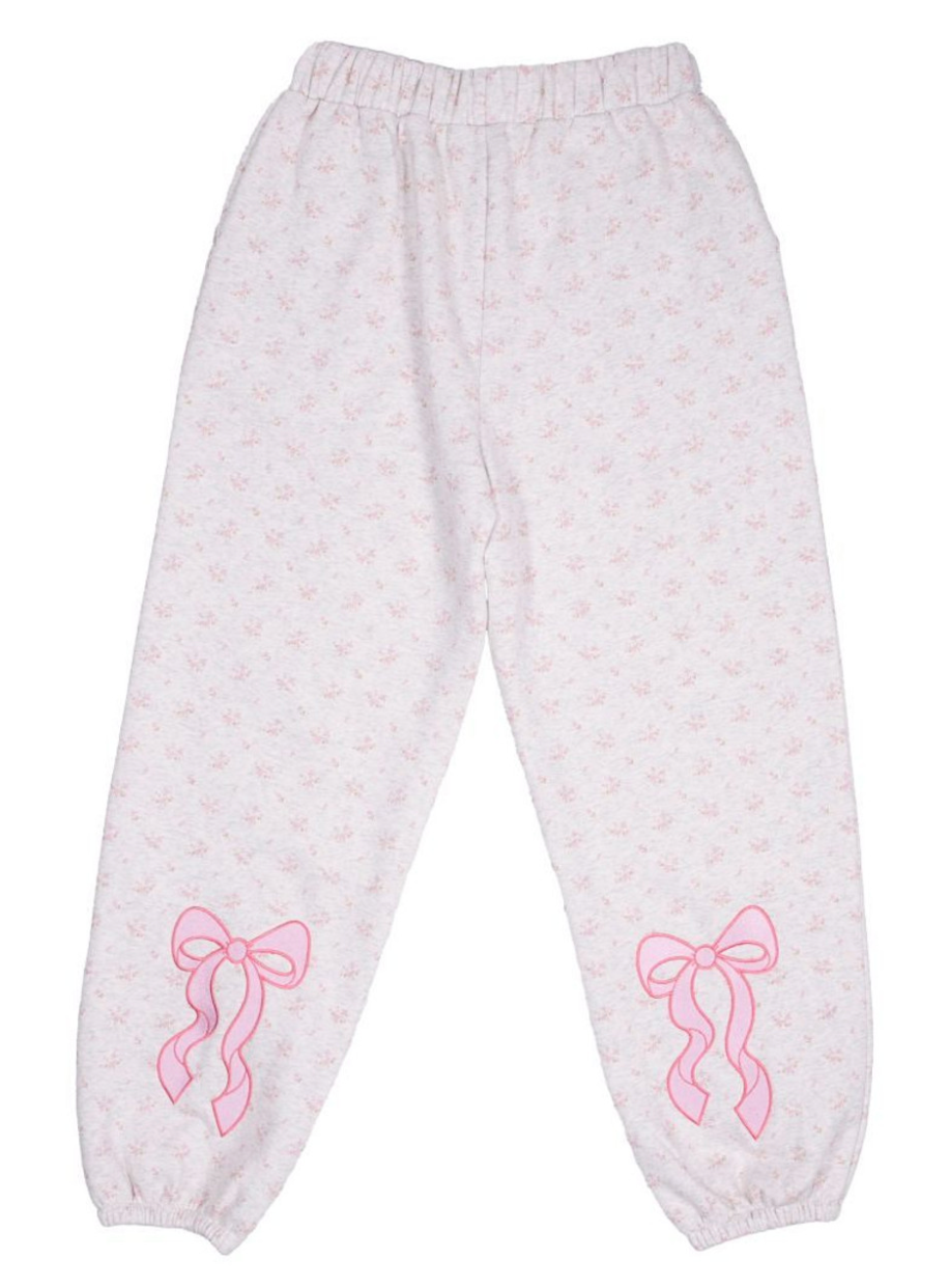Pink Bow Alice Joggers - Simply Southern