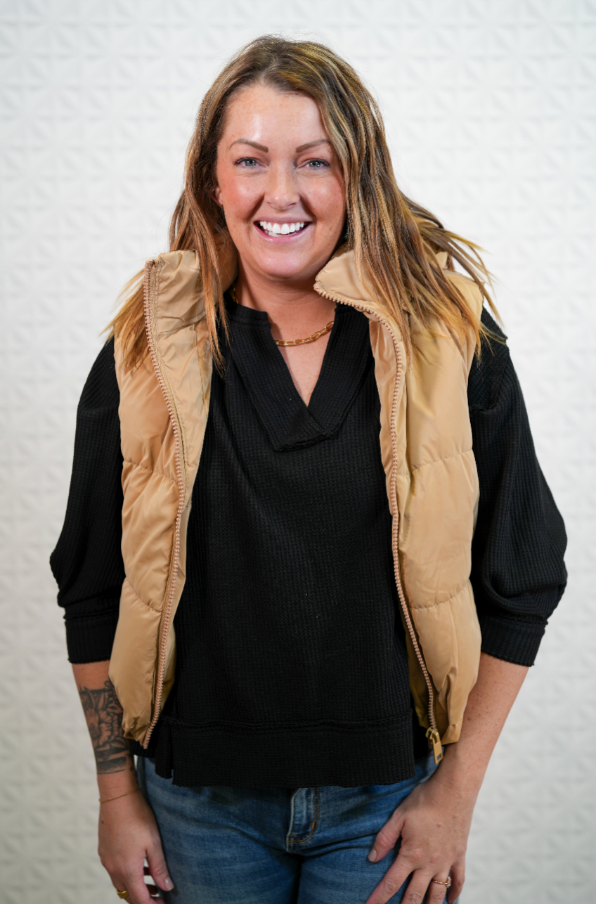 Make It Last Vest - Buttercup Lynne Boutique