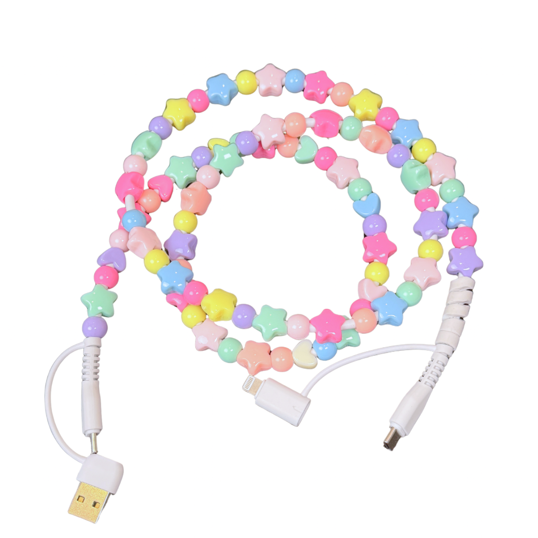 Buttercup 4-in-1 Beaded Charging Cord - Buttercup Lynne Boutique