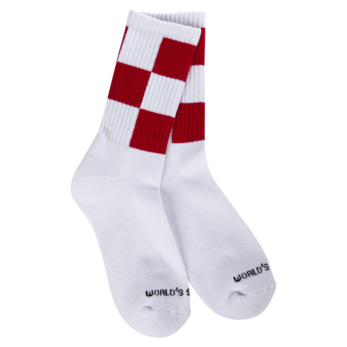 Holiday Sport Mini Crew Socks – Red Checkers, Gingerbread Man & Merry Christmas by World’s Softest Socks