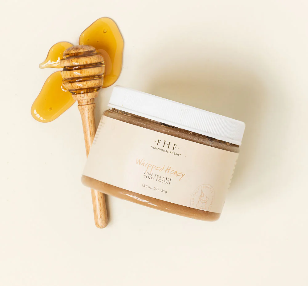 Farmhouse Fresh - Whipped Honey Sea Salt Scrub - Buttercup Lynne Boutique
