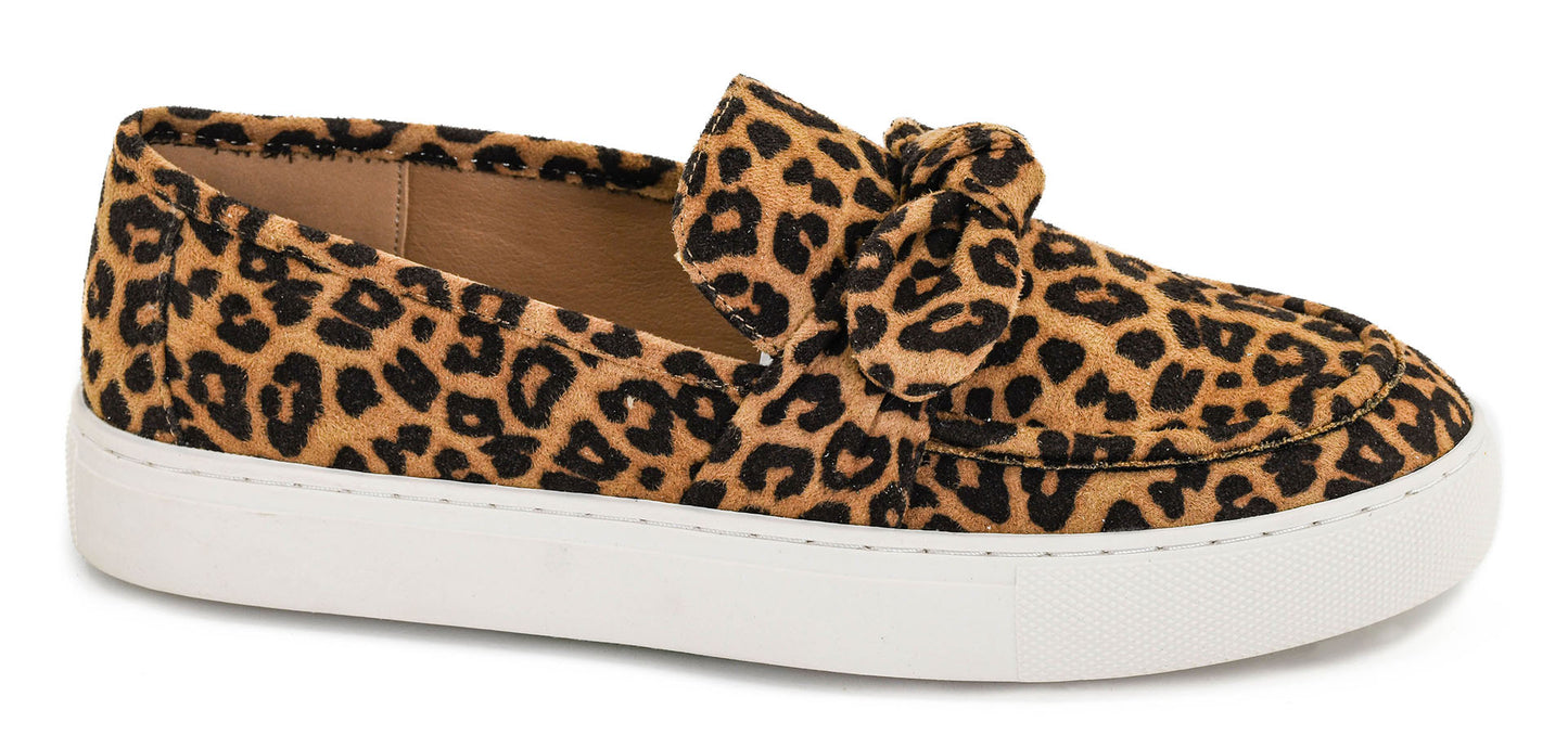 Corkys Why Knot Leopard Slip-On Sneaker - Buttercup Lynne Boutique