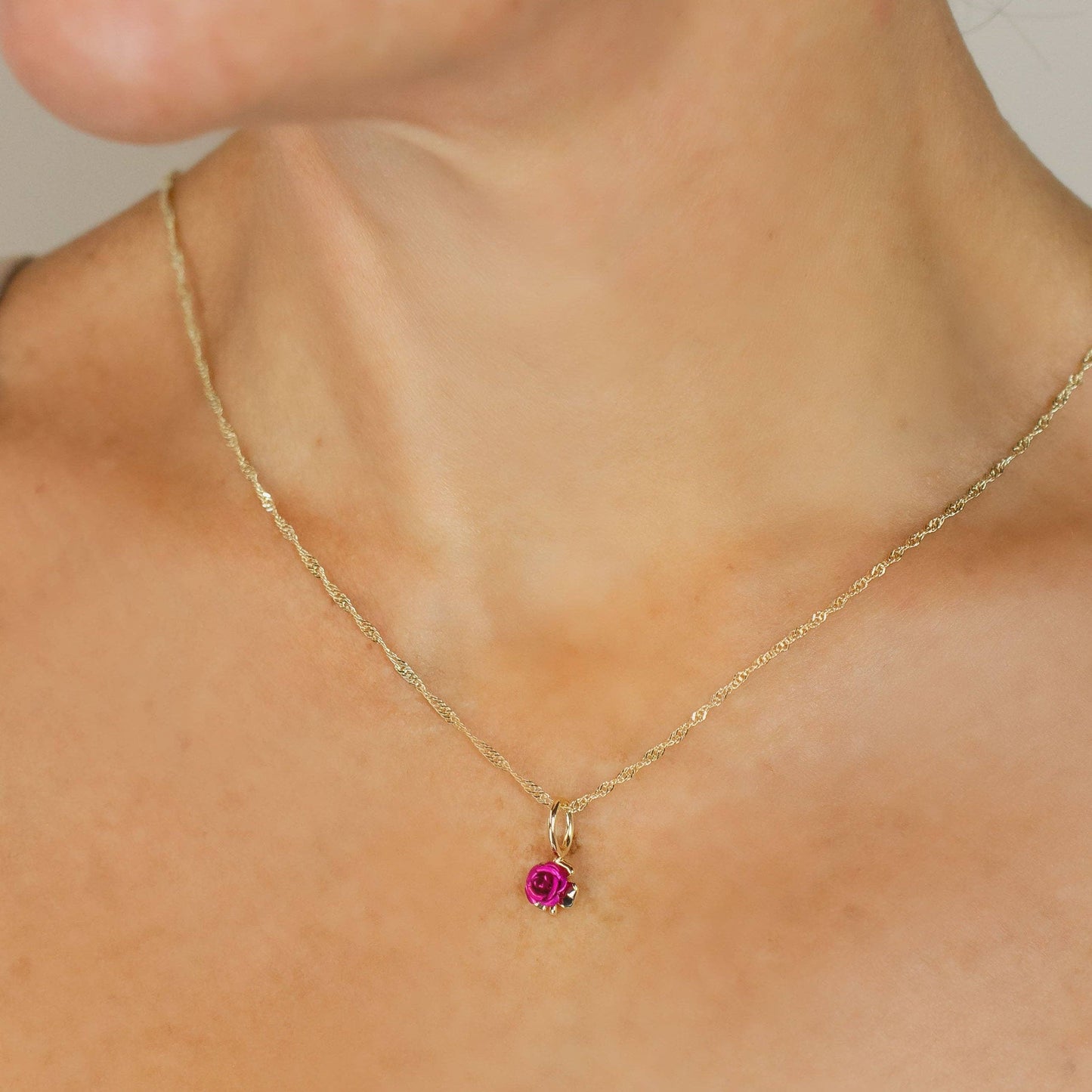 Elegance In Bloom Mini Rose Charm - Buttercup Lynne Boutique