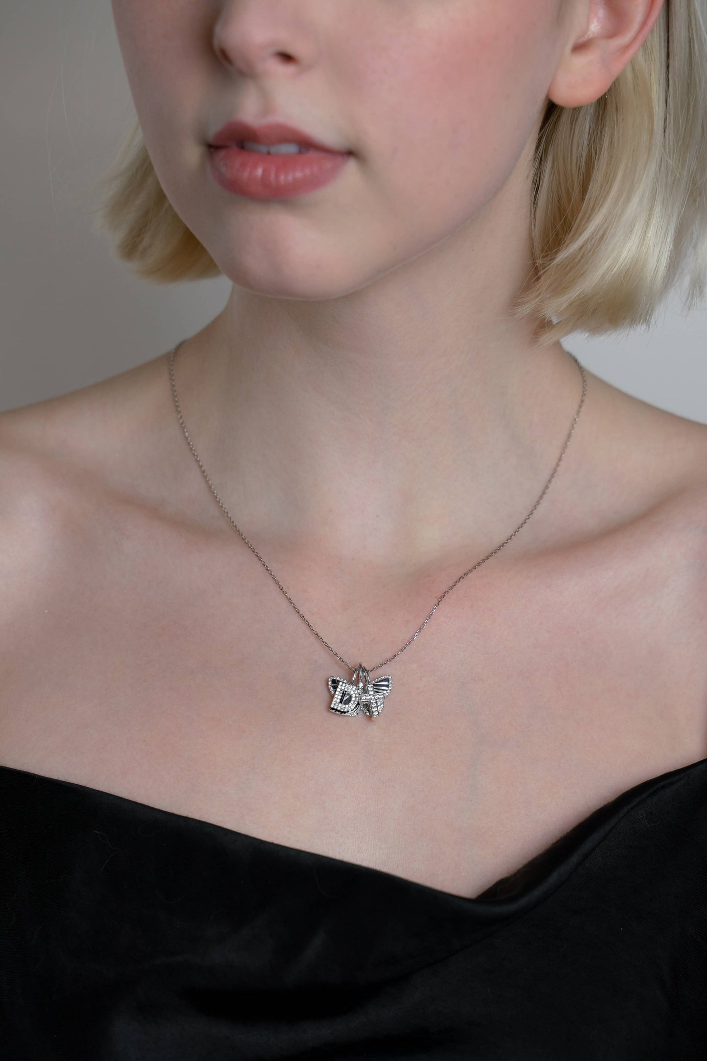 All About Faith Crystal Cross Charm - Buttercup Lynne Boutique