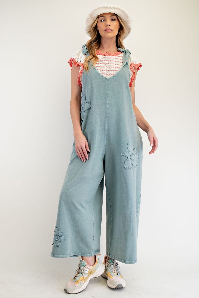 Best Day Ever Flower Patch Jumpsuit - Buttercup Lynne Boutique