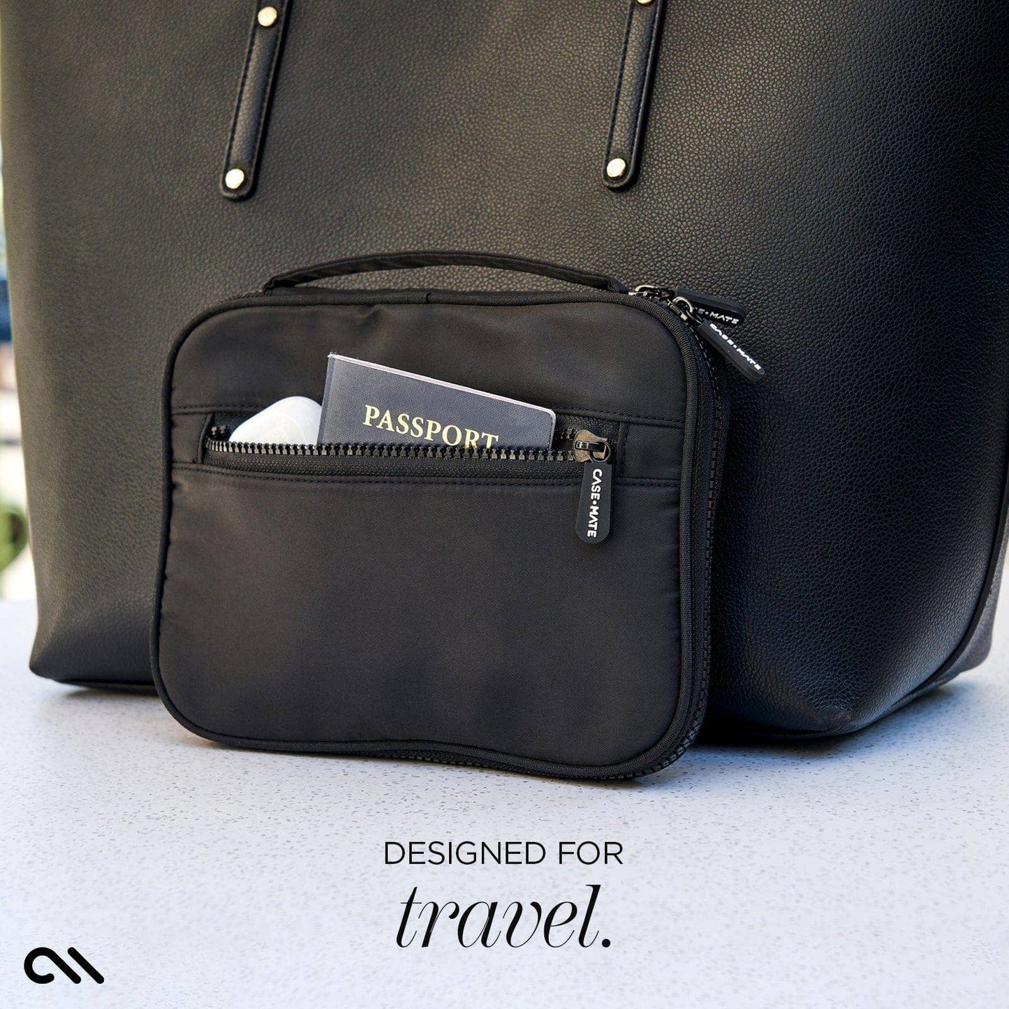 Travel Tech Organizer - Black - Buttercup Lynne Boutique